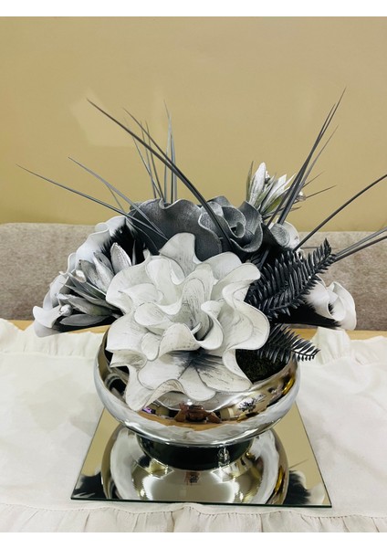 Lüks Gümüş Eva Aranjman 4 Adet(AYNA DAHİL DEĞİLDİR.) fiyatları