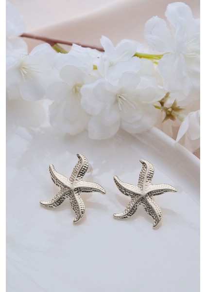 Silver Kıvrık Deniz Yıldızı Küpe fiyatları