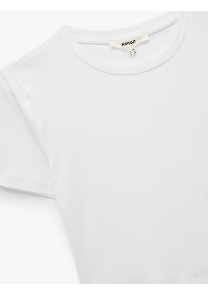 Pamuklu Slim Fit Kısa Kollu Bisiklet Yaka Tişört modelleri