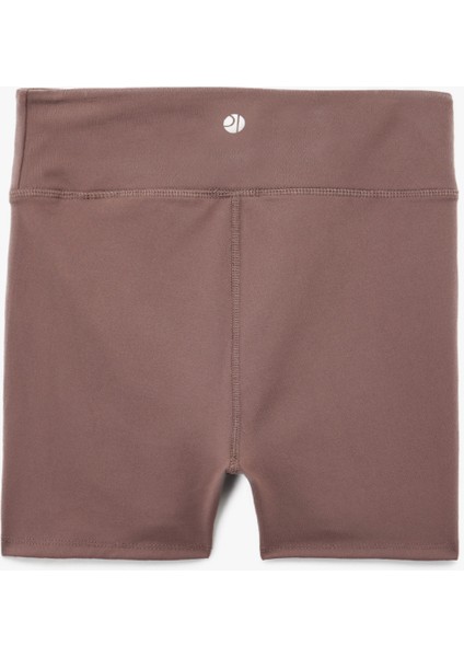 Dikiş Detaylı Interlok Slim Fit Yüksek Bel Biker Spor Tayt fiyatları