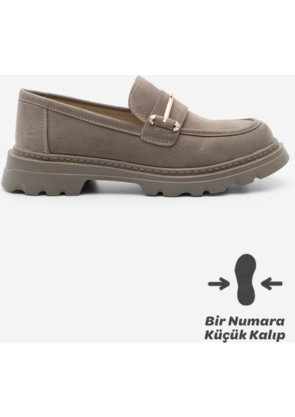 Kadın Loafer Kalın Taban Zincirli Günlük Ayakkabı Zolez modelleri