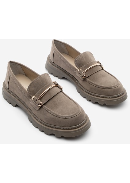 Kadın Loafer Kalın Taban Zincirli Günlük Ayakkabı Zolez indirimleri