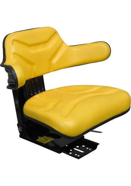 Sarı - Pm 110 Sabit Kolçaklı Ileri Geri Kızak Ayarlı Traktör Koltuğu fiyatları