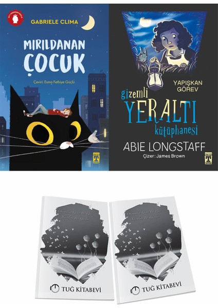Mırıldanan Çocuk ve Gizem Li Yeraltı Kütüphanesi 1 Yapışkan Görev + Hediyeli
