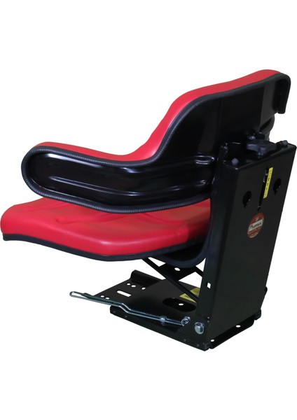 Kırmızı Pm 110 Sabit Kolçaklı Ileri Geri Kızak Ayarlı Traktör Koltuğu modelleri