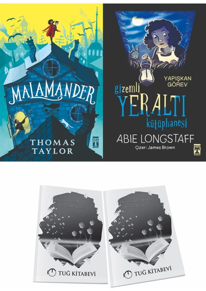 Malamander ve Gizem Li Yeraltı Kütüphanesi 1 Yapışkan Görev + Hediyeli