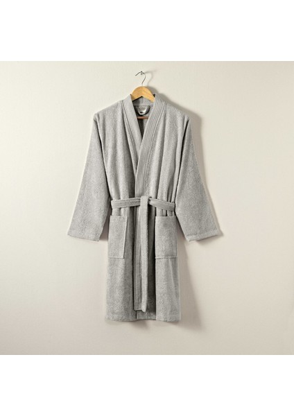 Cozy Bambu S/m Bornoz Koyu Gri