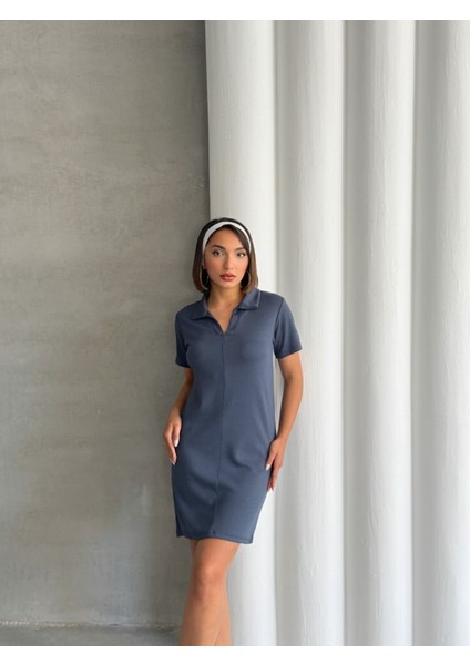 Kadın Polo Yaka Soft Touch Elbise modelleri