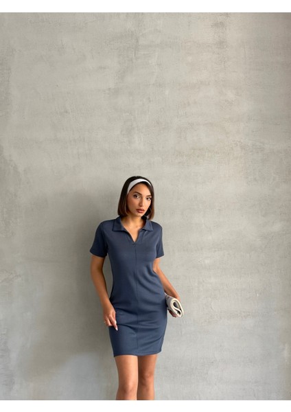Kadın Polo Yaka Soft Touch Elbise fırsatları