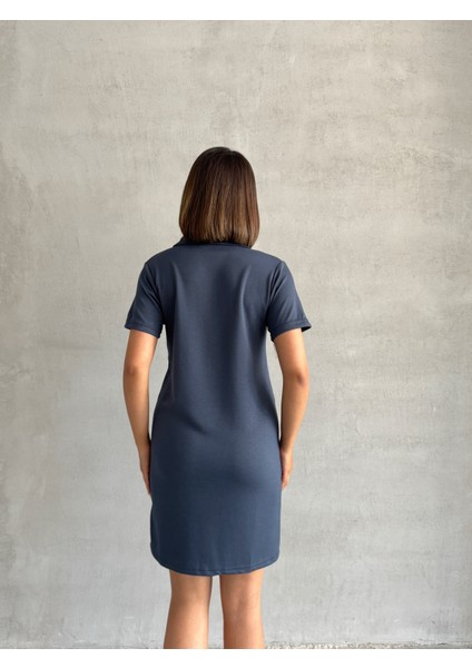 Kadın Polo Yaka Soft Touch Elbise indirimleri