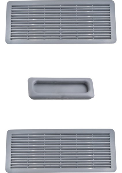 Mercedes E Sınıf (W210-W211) Için Sunroof Güneşlik El Tutamağı ve Izgara Seti -Gri