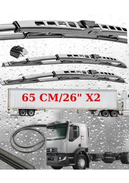 Renault D 80 Ön Silecek Süpürgesi 'seti 65CM