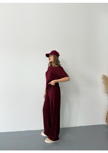 Kadın Modal Kısa Kolu Soft Touch Spor Takım modelleri