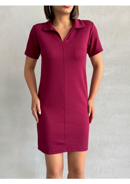 Kadın Polo Yaka Soft Touch Elbise fiyatları