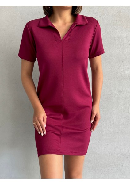 Kadın Polo Yaka Soft Touch Elbise modelleri