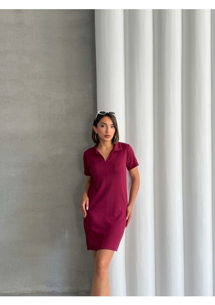 Kadın Polo Yaka Soft Touch Elbise fırsatları
