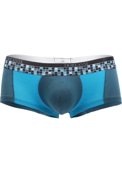 Erkek Modal Zümrüt Torbalı Mini Paça Boxer 1715