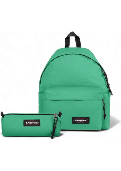 Benchmark Single Gem Green Kalem Çantası ve Padded Pak'r Okul Sırt Çantası Set