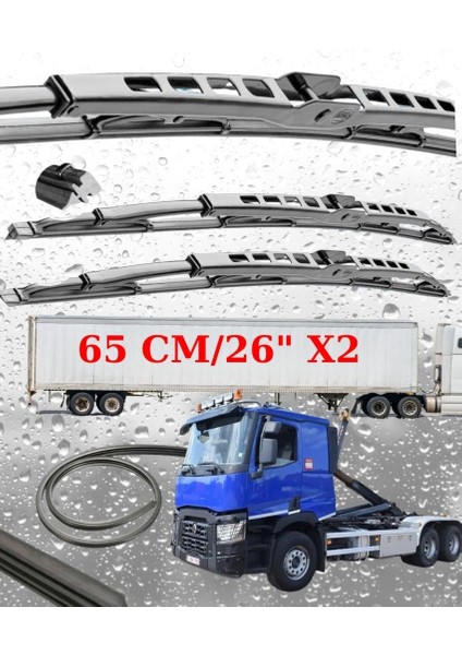 Renault C 480 Ön Silecek Süpürgesi Seti 65CM