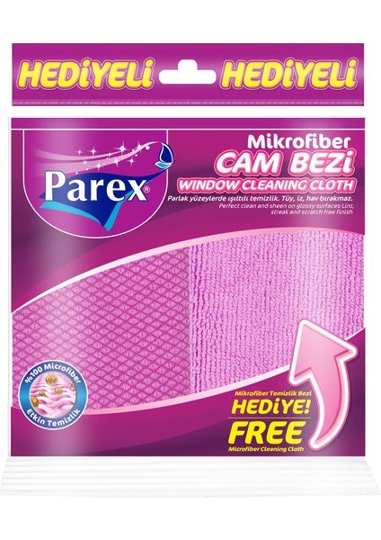 Mikrofiber Cam Bezi/temizlik Bezi 2'li Paket
