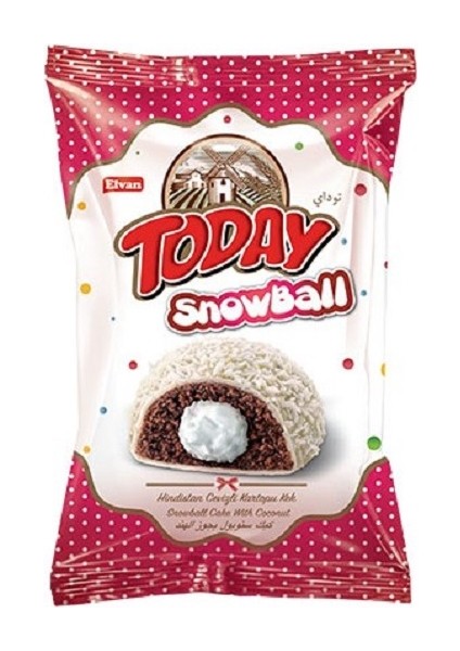 Today Snowball Hindistan Cevizli Kakaolu Kek - 45 gr x 24 Adet, Süt Kremalı Yumuşak Kek, Özel Günler İçin İkramlıklar fiyatları