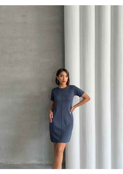 Kadın Bisiklet Yaka Soft Touch Elbise fırsatları