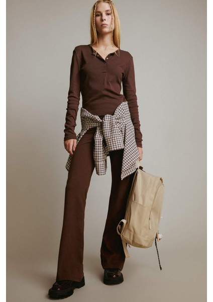 Coool Fitted Düğmeli Yaka Ribana Uzun Kollu Tişört E7680AX25AU fiyatları