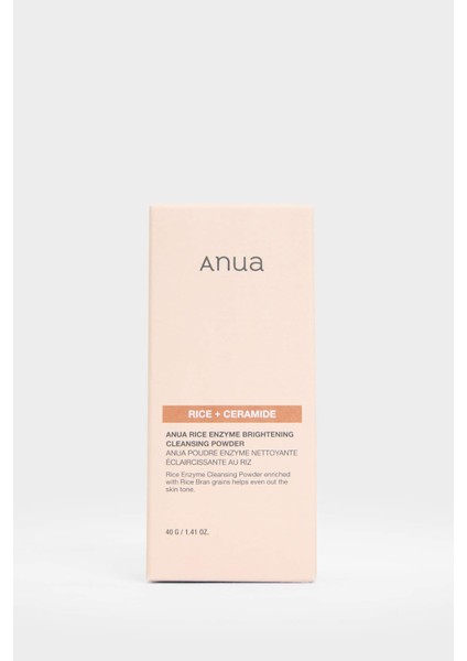 Rice Enzyme Brightening Cleansing Powder 40g – Pirinç Enzimli Leke ve Pürüz Karşıtı Parlatıcı Temizlik Tozu