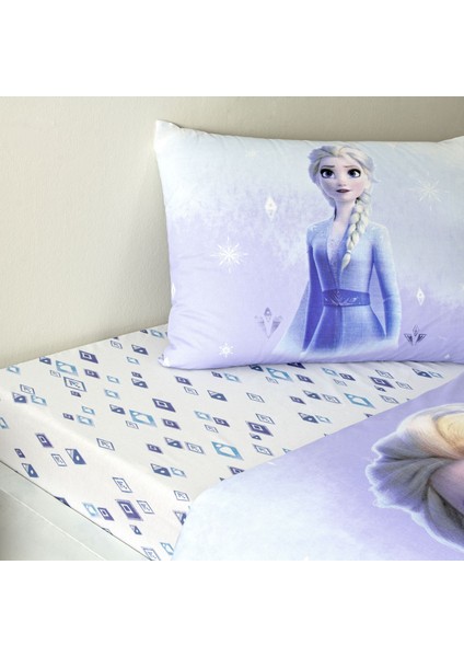 Taç Lisanslı Disney Frozen Diamond Tek Kişilik Pamuk Nevresim Takımı modelleri