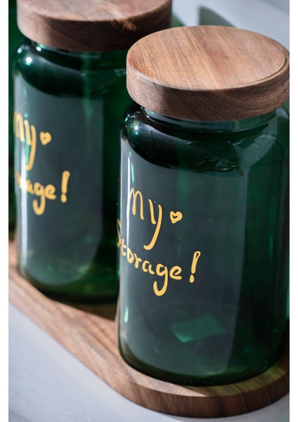 Pierre Akasya Kapaklı Kavanoz Seti - 19 cm fiyatları