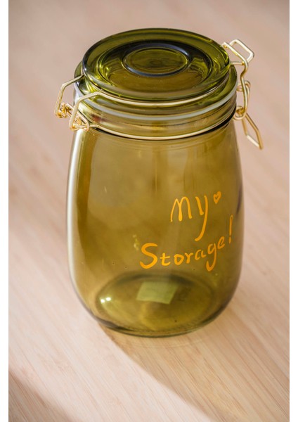 Pierre Klipsli Kapaklı Kavanoz Seti - 17 cm