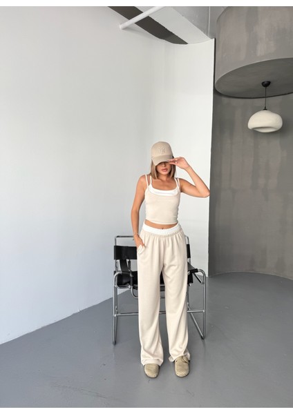 Kadın Çift Kat Detaylı Modal Dokulu Alt Üst Takım fiyatları