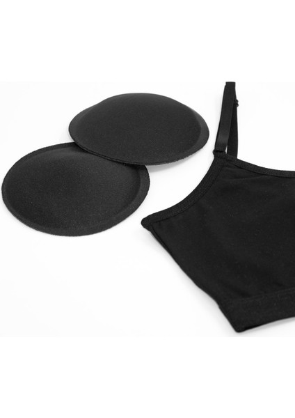 Kadın Sütyen Pedli Ince Ayarlanabilir Askılı Büstiyer (%96 Pamuk - %4 Elastan) modelleri