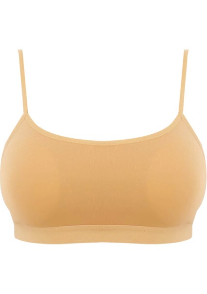 Kadın Sütyen Pedli Ince Ayarlanabilir Askılı Büstiyer (%96 Pamuk - %4 Elastan) fiyatları