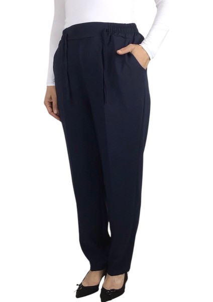 Kadın Beli Lastikli Boru Paça Pantolon Tolmera1 fiyatları