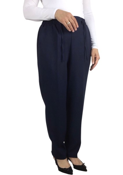 Kadın Beli Lastikli Boru Paça Pantolon Tolmera1 modelleri