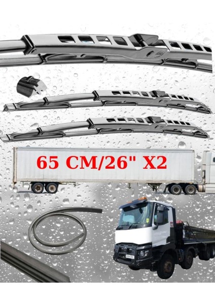 Renault K 430 Ön Silecek Süpürgesi Seti 65CM