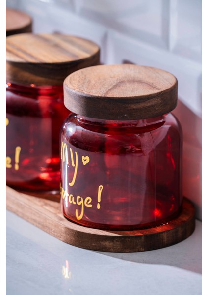 Pierre Akasya Kapaklı Kavanoz Seti - 12 cm fiyatları