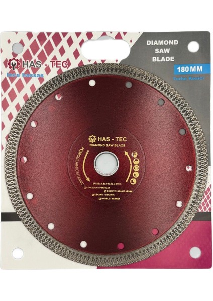 180 mm – Elmaslı Turbo Kesici | Seramik, Porselen, Mermer ve Granit İçin İnce ve Hassas Kesim fiyatları