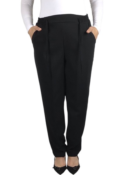 Kadın Beli Lastikli Boru Paça Pantolon Tolmera1 fiyatları