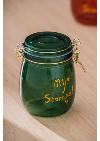 Pierre Klipsli Kapaklı Kavanoz Seti - 14 cm