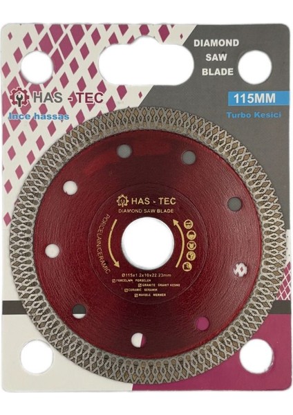 115 mm – Elmaslı Turbo Kesici | Seramik, Porselen, Mermer ve Granit İçin İnce ve Hassas Kesim fiyatları
