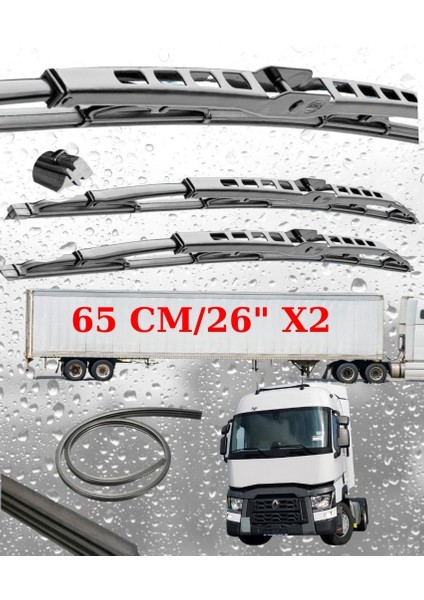 Renault T 480 Ön Silecek Süpürgesi Seti 65CM