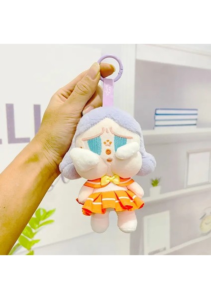 Yeni Crybaby × Uçan Küçük Polis Peluş Anahtar Key Zincir Kolye Kawaii Karikatür Sevimli Peluş Bebek Sırt Çantası Kolye Oyuncakları : E (Yurt Dışından)