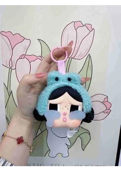 Crybaby Crying Again Seri Serisi Figürleri Vinil Yüz Bebek Crybaby Kolye Keychain Su Oyuncak Gift A6 (Yurt Dışından)
