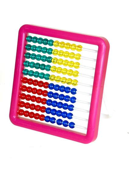 Lüx Mihsap Abaküs Sayı Boncuğu Pembe Renkli Eğitici Oyun Aracı 10 Parça fiyatları