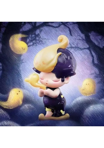 Orijinal Dimoo By Side Seri Seri Figür Şirin Anime Koleksiyonu Model Karikatür Aksiyon Figürine Pvc Heykel Bebeği Dimoo Süs E (Yurt Dışından)