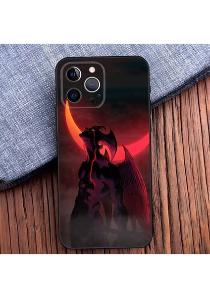 D-Devilman C-Crybaby iPhone Için 16,15,14,13,12,11, Pro, X, Xs, Maks, Xr, Artı, Mini Yumuşak Siyah Kapak Rengi: Z2/malzeme: IPHONE16PRO (Yurt Dışından)