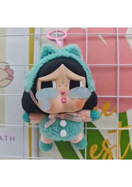 Crybaby Crying Again Seri Serisi Figürleri Vinil Yüz Bebek Kravat Kolye Keychain Su Oyuncak E (Yurt Dışından)