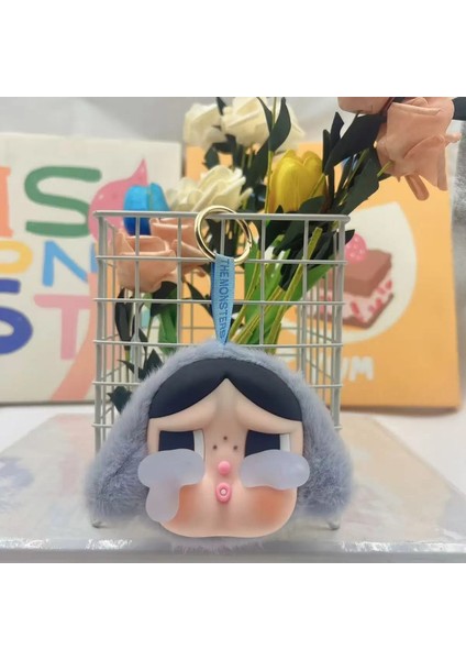 Crybaby Peluş Keychain Kawaii Karikatür Çantası Kolye Masaüstü Süsleme Araç Anahtarlık Si Erkekler ve Womenolor: F (Yurt Dışından)